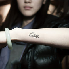 Hollow Tattoo Stencil & Dye Paste - Personality Flower Pattern