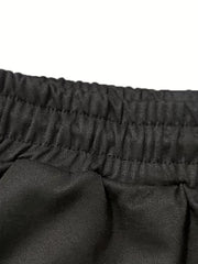 Men's Solid Drawstring Sweatpants Loose Fit Casual Joggers