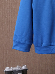 Boy's 2pcs Block Hoodie & Sweatpants Set for Spring Fall