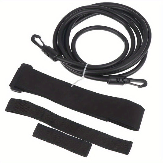 Adjustable Swimming Training Belt Elastic Rubber Resistant Belt 3 Meters