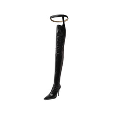 Women's Stiletto Heeled Over The Knee Boots