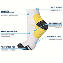 3 Pairs Compression Socks for Outdoor Sports