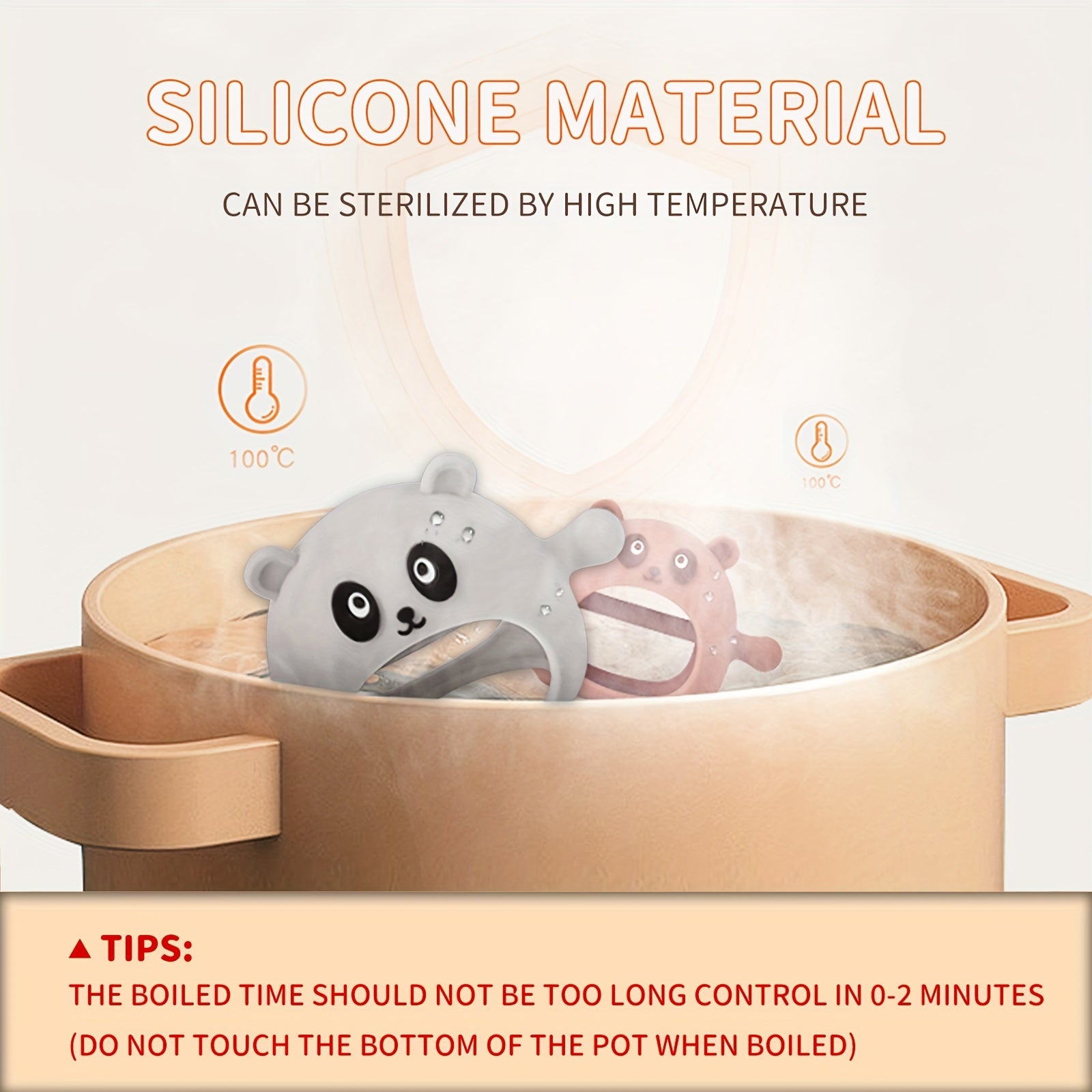 Bybeleca Baby Hand Teethers Toys Teething Toys 0-18 Months Sucking Needs