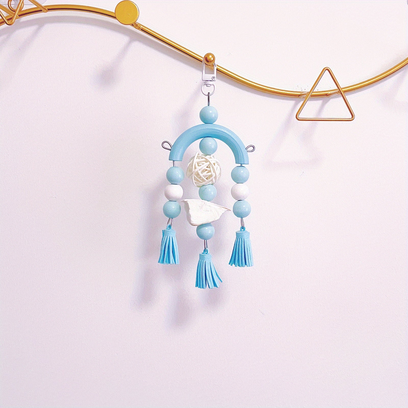 Parrot Hanging Toy Chewing Tassel Decor Multifunctional Pet Toy