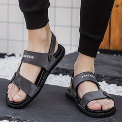Men's Casual Hollow Out Dual Purpose Sandals Non Slip Shoes
