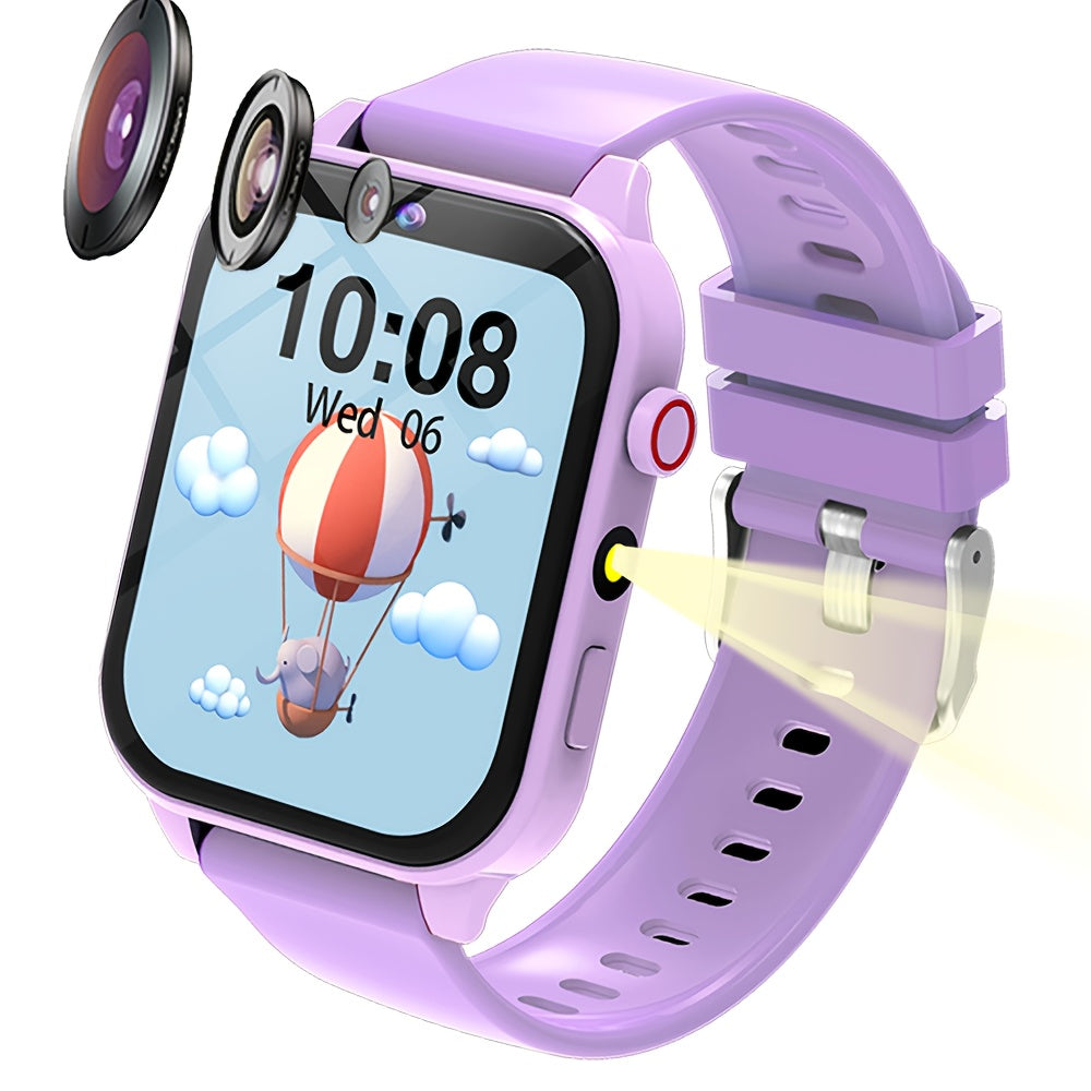 Greenport Smart Watch for Kids 18 Games Touchscreen USB Camera Music Video