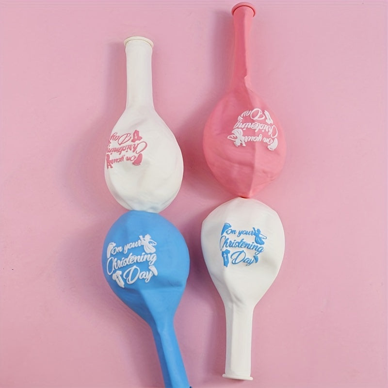 12pcs Angel Print Balloons Birthday Party Balloon Decoration