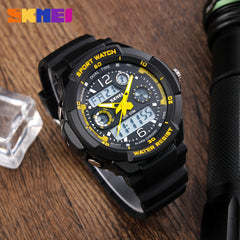 Waterproof Dual Time Sports Watch