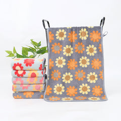 Set Of 2 Towel & Bath Towel Set Soft Absorbent And Fast Drying Sun Flower