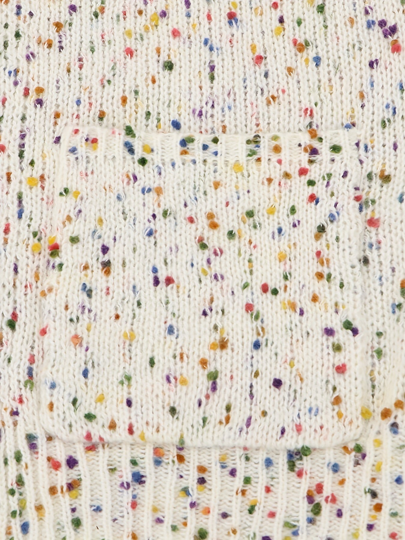 Women's Plus Rainbow Dot Print Long Sleeve Open Front Cardigan