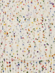 Women's Plus Rainbow Dot Print Long Sleeve Open Front Cardigan