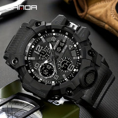 Waterproof Digital LED Outdoor Military Men's Watch
