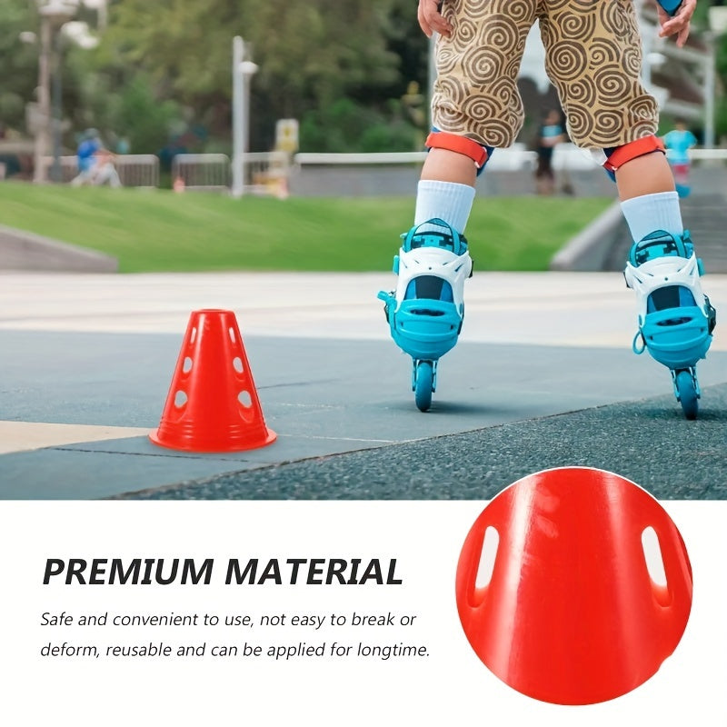 30pcs Roller Skating Training Cones W/Storage Bag for Competitions