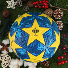PU Leather Seamless Soccer Ball Standard Size 5 Game Weight Durable Football