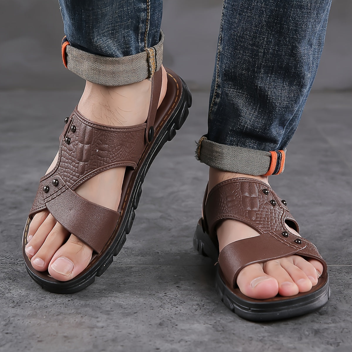 Men's Dual Purpose Sandals Casual Non Slip Shoes