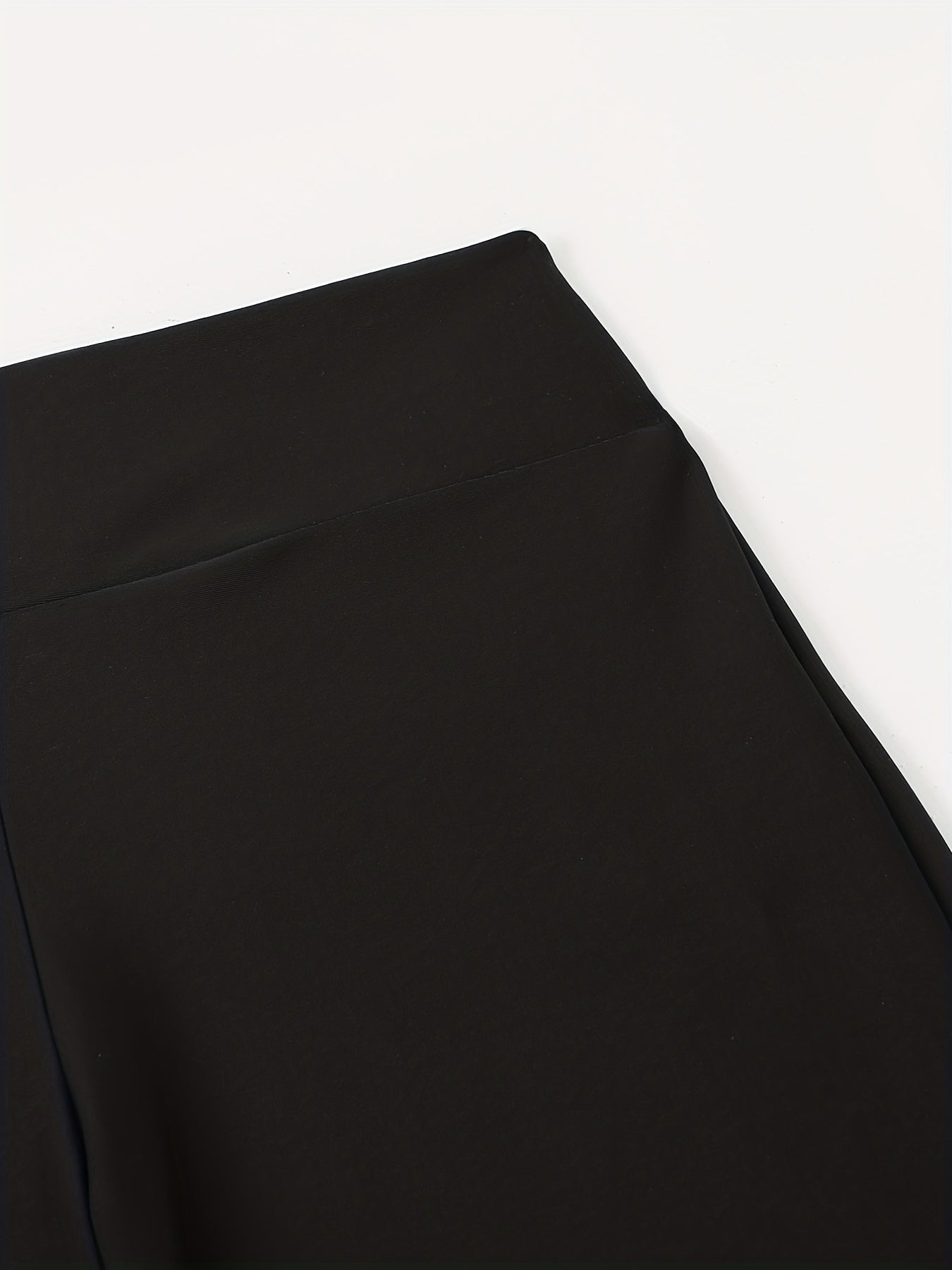 Solid Lounge Pants Casual Loose Elastic Waistband Pants Womens Loungewear