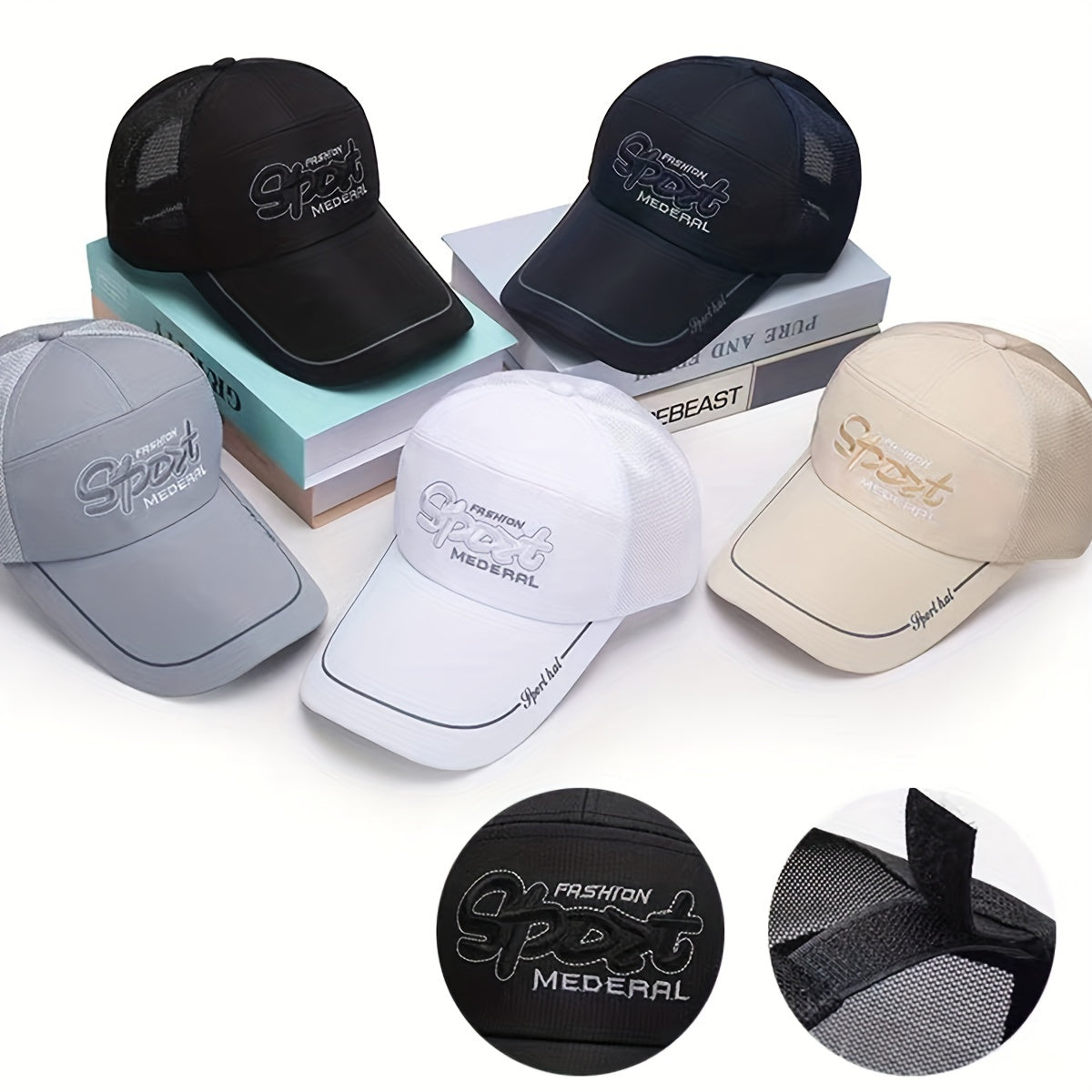 Breathable Mesh Baseball Cap for Outdoor Sports Sun Protection