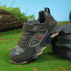 Boys Camo Mesh Sneakers Non-slip Sport Shoes All Seasons