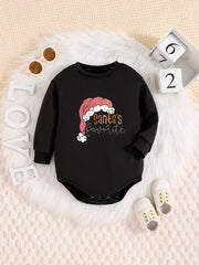 Baby Girl's Santa Cartoon Onesie Romper