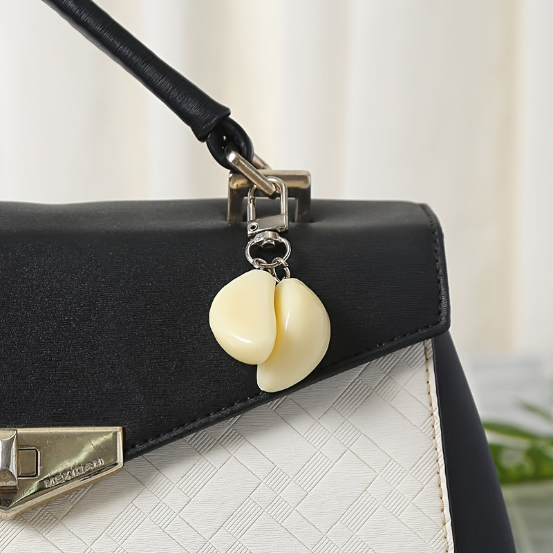 Garlic Pendant Keychain for Car Keys Backpacks Wallets