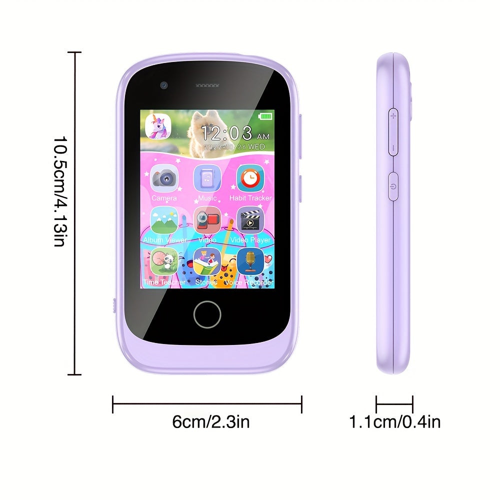 Kids' Unicorn Smartphone Toy Case 17 Puzzle Games Music Flashlight