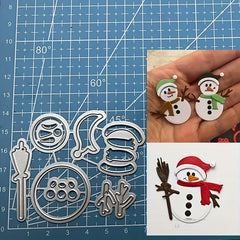 1pc Metal Cutting Dies Snowman Set for Scrapbook