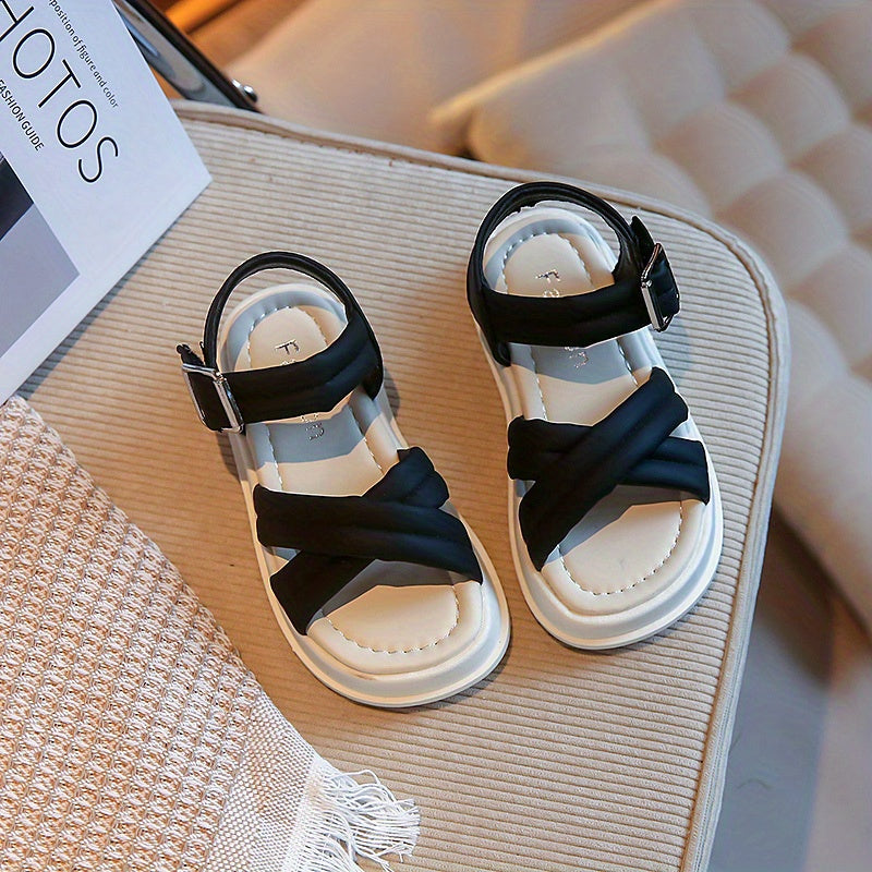 Girls' Breathable Open Toe Sandals Lightweight Anti Slip Comfortable Sandals
