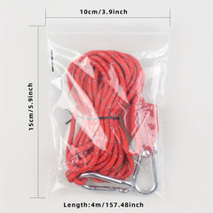 Outdoor Camping Canopy Wind Rope With Pulley Reflective Tent Rope