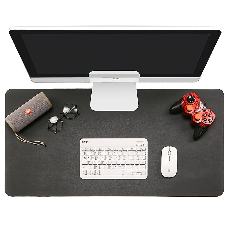 Large PU Leather Mouse Pad Waterproof Desk Pad