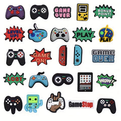 37pcs Game Theme Decorative Charms For Clogs Sandals Shoes