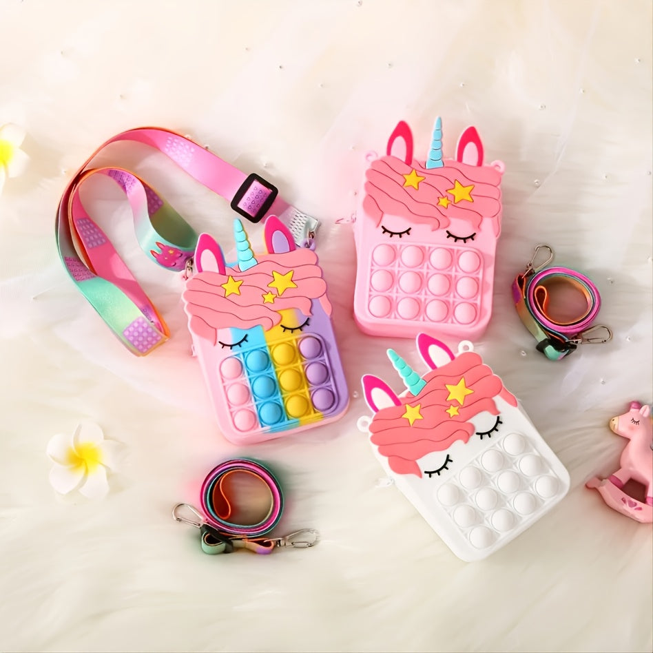 Pop Fidget Backpack Toy Bag For Shoulder Decompress