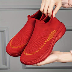 Women's Solid Slip on Sports Shoes Walking Shoes