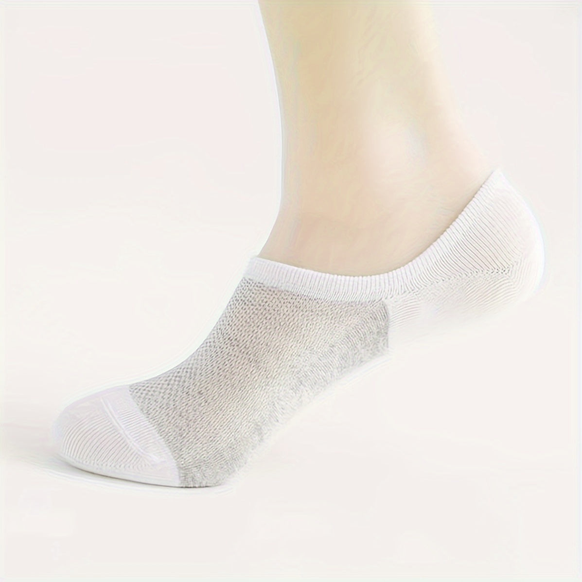 Men's Solid Liner Anklets Socks for Outdoor - 5 Pack
