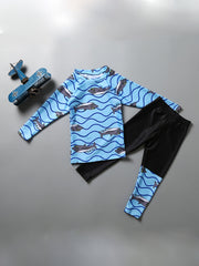 Boys UV Protection Swimming Set Summer Kids Clothes