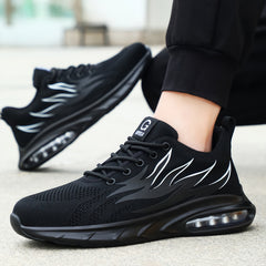Men's Steel Toe Work Shoes Puncture Proof Anti-Skid Safety Sneakers