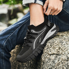 Women's Breathable Hiking Shoes Lace Up Outdoor Sports Footwear