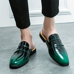 Men's Comfy Backless Loafers Casual Mules