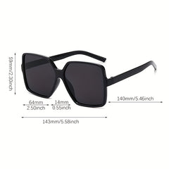 Oversized Square Sunglasses UV400 Gradient Glasses for Women Men