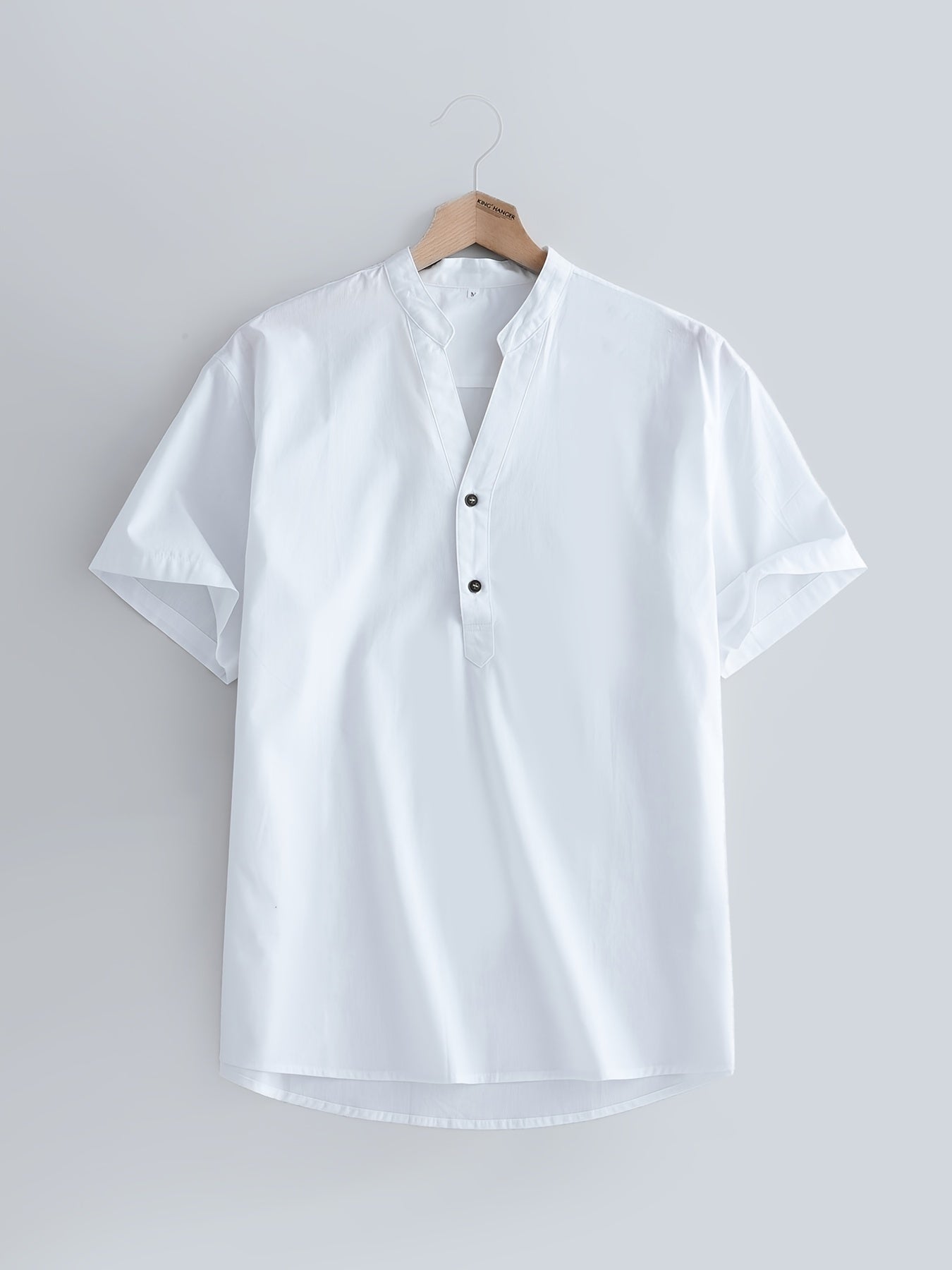 Men's Casual Short Sleeve Button Down Shirt