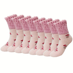 Cozy Fleece Lining Christmas Socks