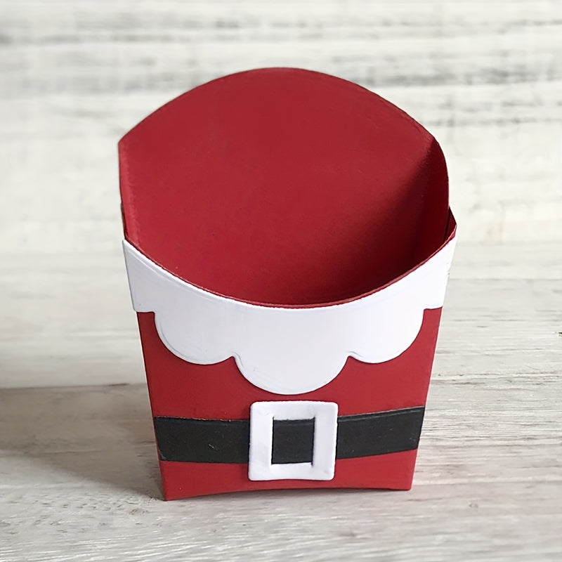 1pc Christmas Santa Box Bottle Metal Cutting Dies Scrapbooking Paper Craft Card