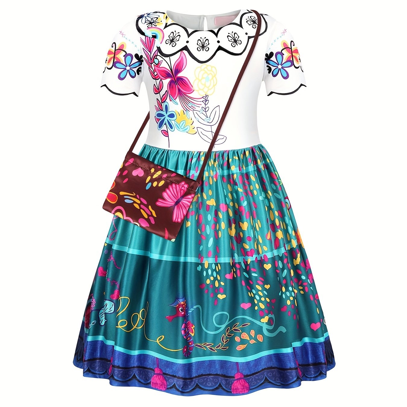 2pcs Toddler Girls Princess Costume Halloween Dress