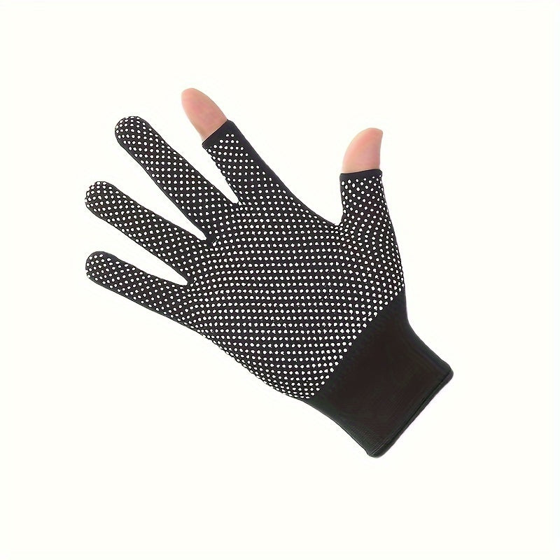 Fisherman Fingerless Gloves Anti-slip for Cycling Fishing