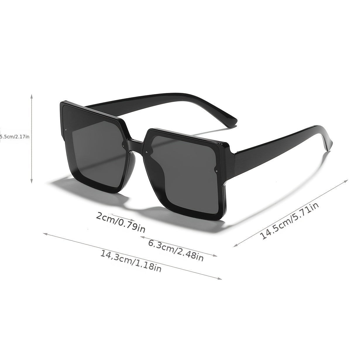 Women Unisex Catwalk Polarized Sunglasses Vintage Hexagonal Lens
