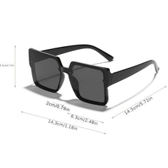 Women Unisex Catwalk Polarized Sunglasses Vintage Hexagonal Lens