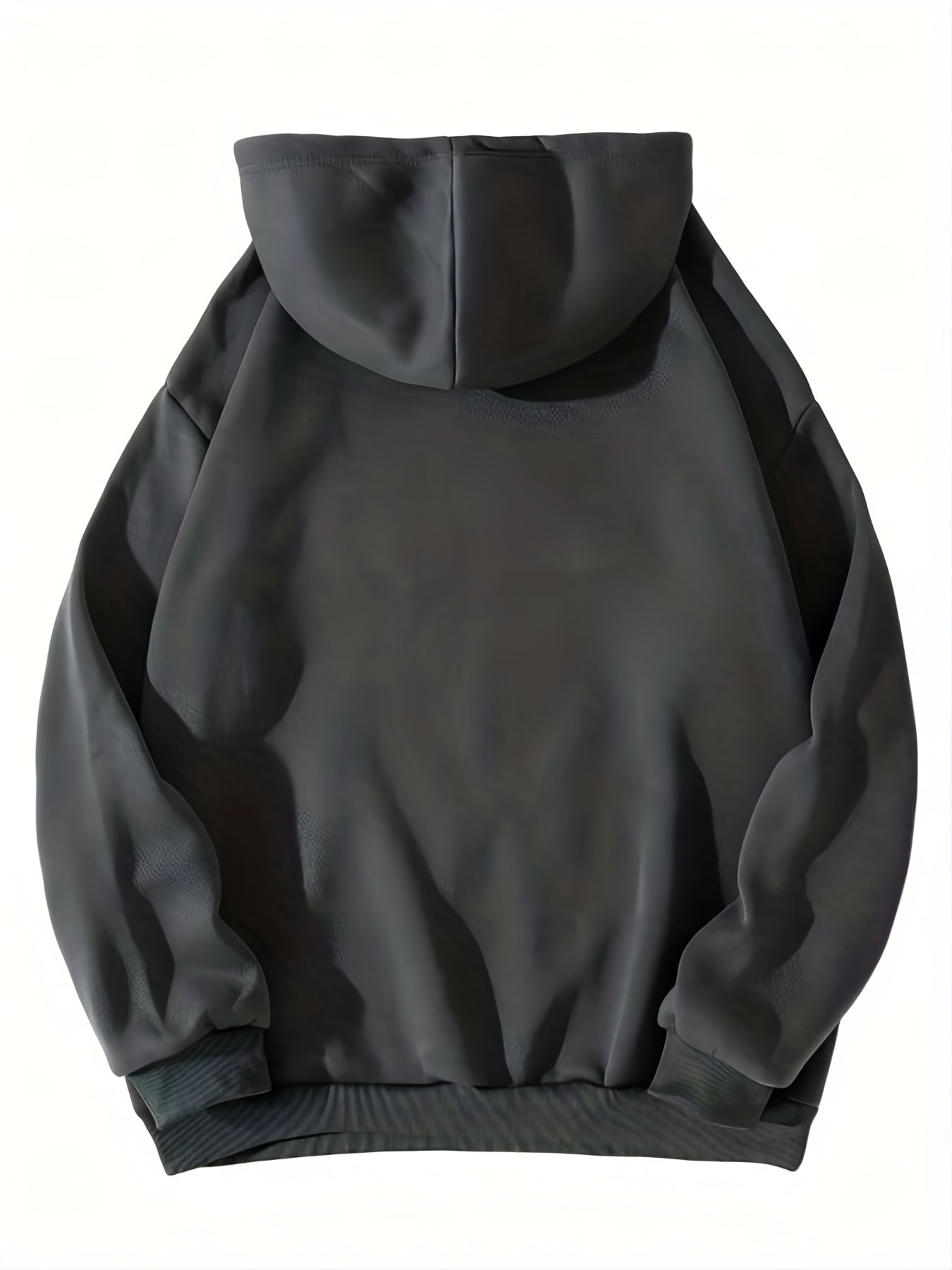 Coffee Print Kangaroo Pocket Hoodie Casual Long Sleeve Drawstring Hoodies