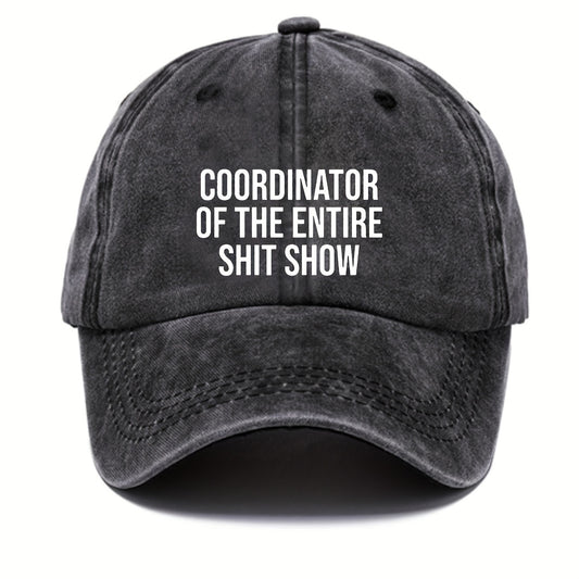 Distressed Vintage Funny Letter Print Baseball Cap Sun Protection