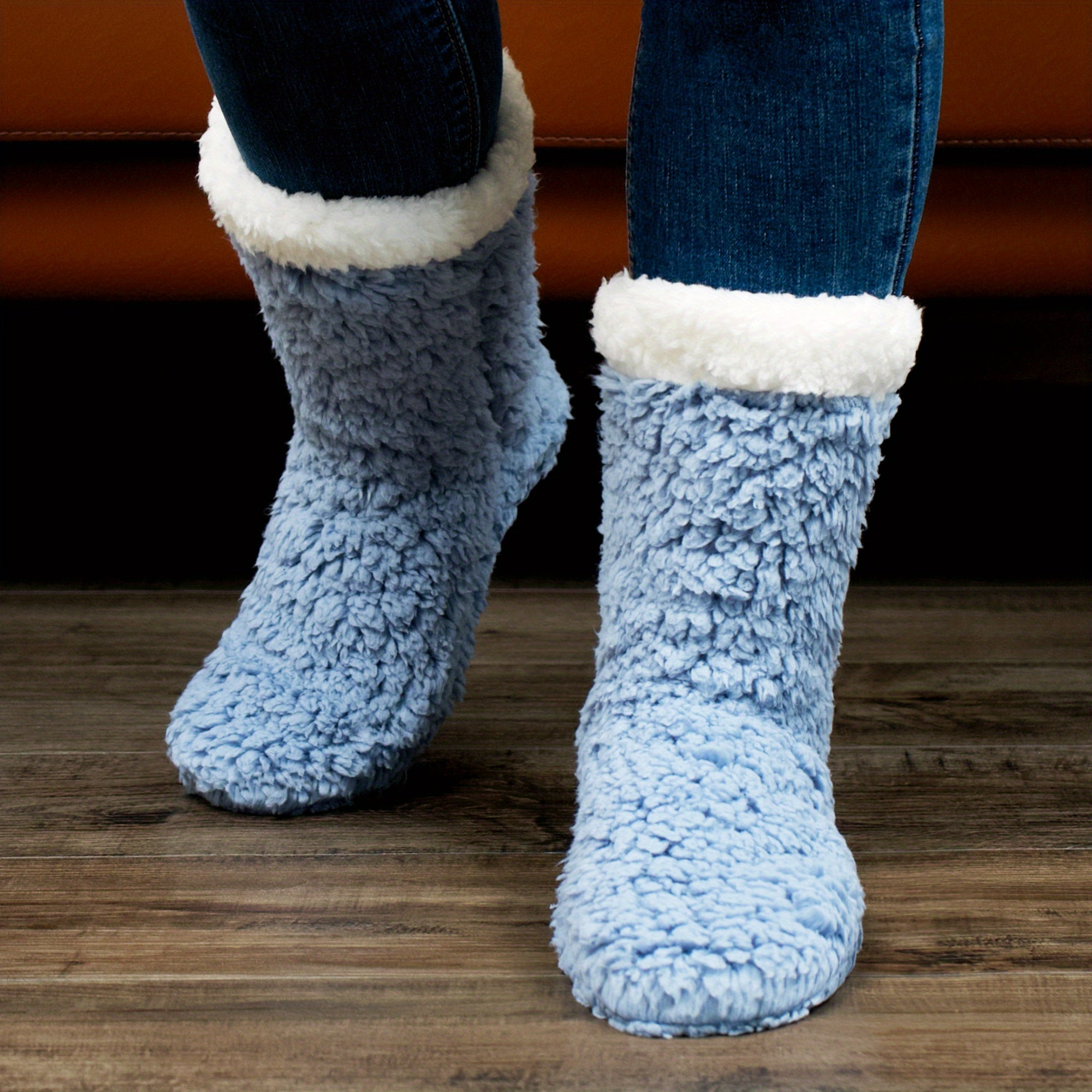 Cozy Fuzzy Slipper Socks for Women
