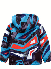 Waterproof Windproof Hooded Reflective Jacket Ski Coat
