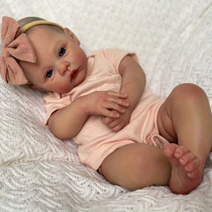 1pc Icradle 45 Youngsters Doll Soft Cloth Body 3D Skin with Visible Veins